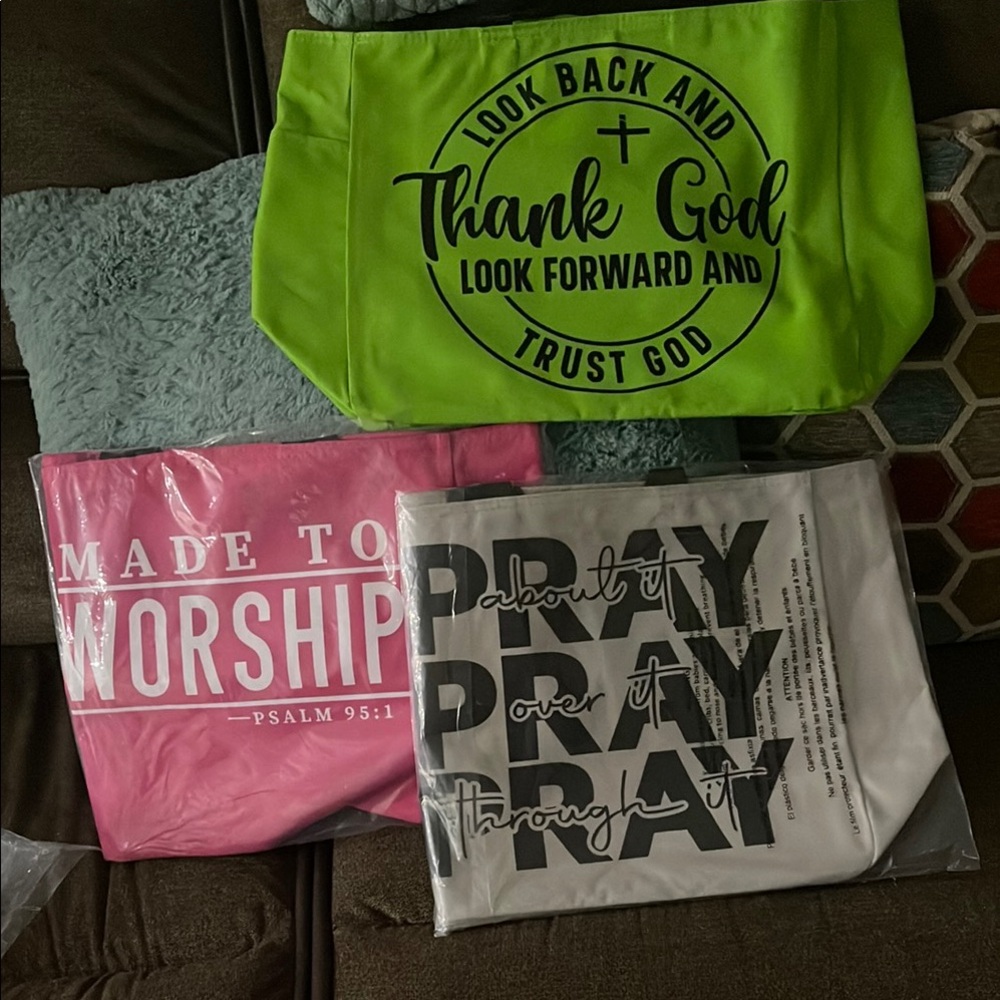 Green Inspirational Tote Bag